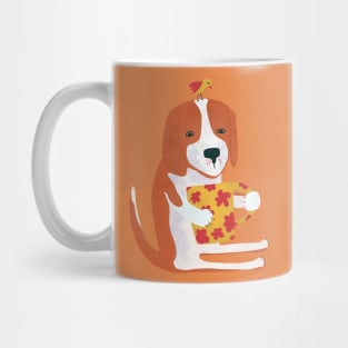 Beagle Drinking Coffee Mug